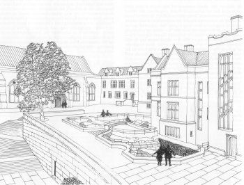 The Great Hall Precinct - the remains of Winchester Castle
