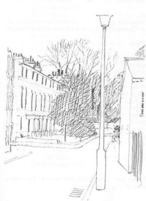 Tower House Development, Tower Street-Looking North Existing