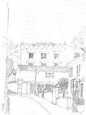 Tower House Development, Tower Street-Looking West Existing