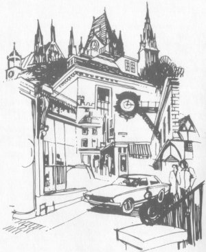 The 'Charater of Winchester' by Terry Riggs for the new Trust leaflet