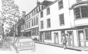 College Street in the Conservation Area