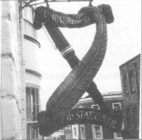 Warrens Hanging Sign