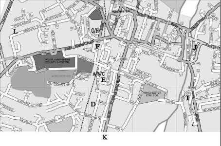 Map showing Gardens opening
