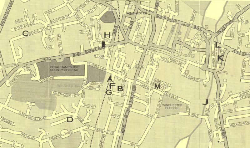 map of Gardens Locations