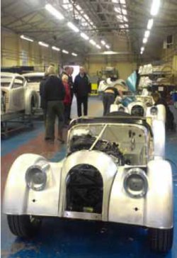 Morgan car factory
