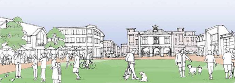 Artist impression of development-Cala Homes