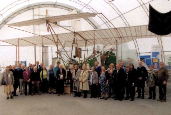 Trust members at Farnborough