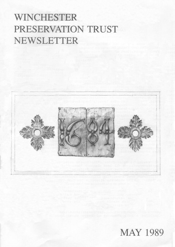 Drawing by Peter Jones ARIBA of Date Plate from Palace built for King Charles II