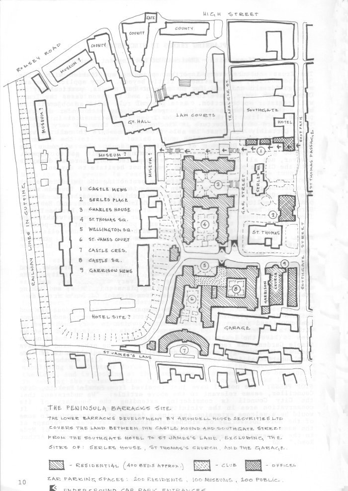 Peninsula Barracks site