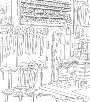 A corner of the Bindery