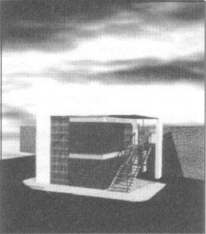 Design for 2-storey public lavatory block behind Jewry Street Library