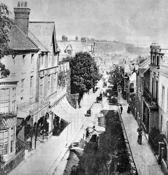 View of High Street looking towards the east