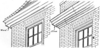 Eaves before & after Building Acts 1707-9